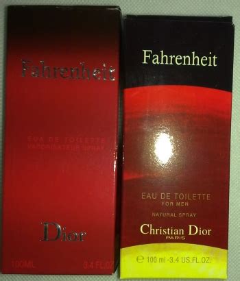 Christian Dior Fahrenheit как отличить оригинал от подделки.